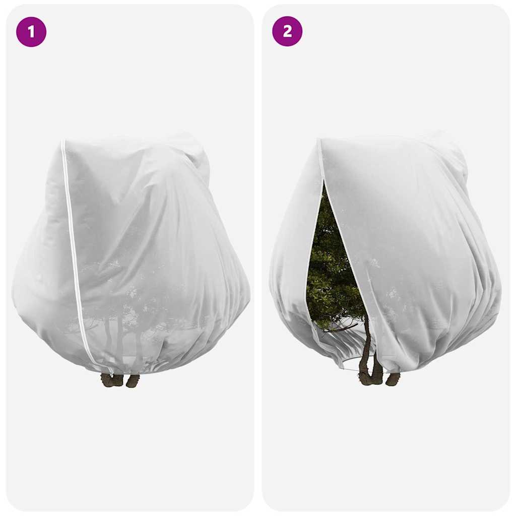 Huse din fleece pentru protecția plantelor împotriva înghețului 3 pcs