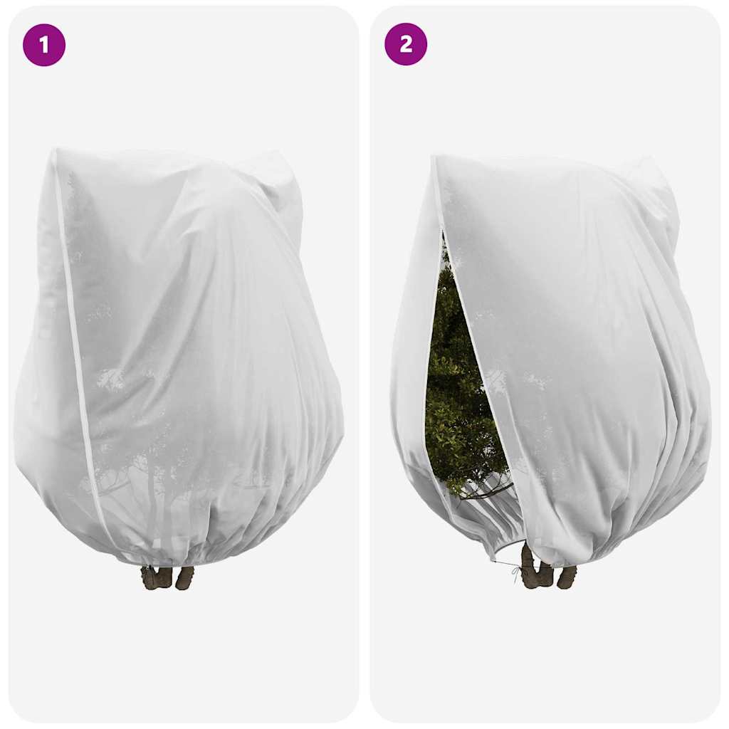 Huse din fleece pentru protecția plantelor împotriva înghețului 3 pcs