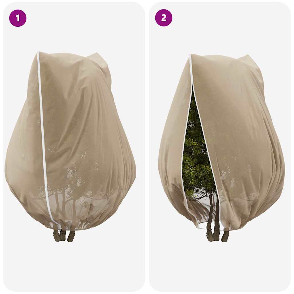 Huse din fleece pentru protecția plantelor împotriva înghețului 3 pcs
