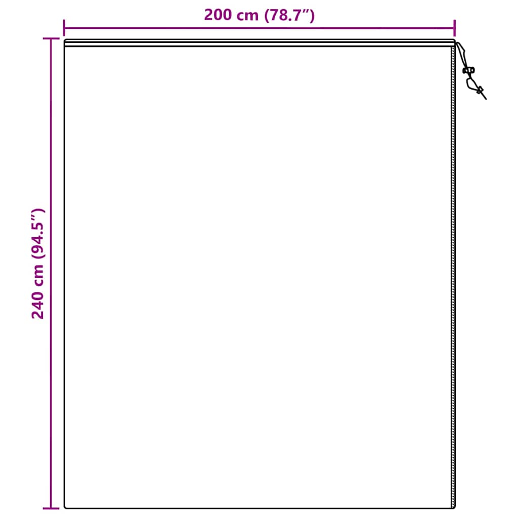 Huse din fleece pentru protecția plantelor împotriva înghețului 3 pcs