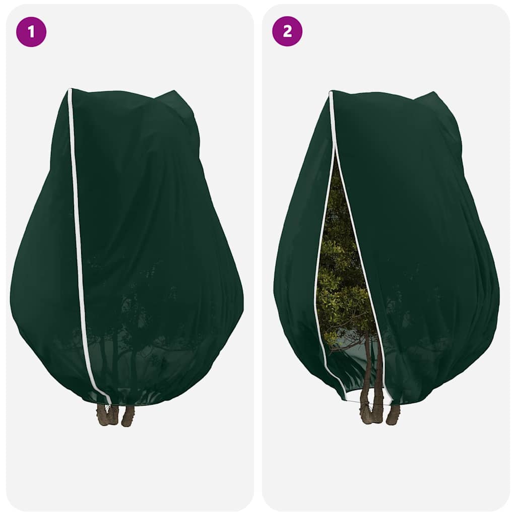 Huse din fleece pentru protecția plantelor împotriva înghețului 3 pcs
