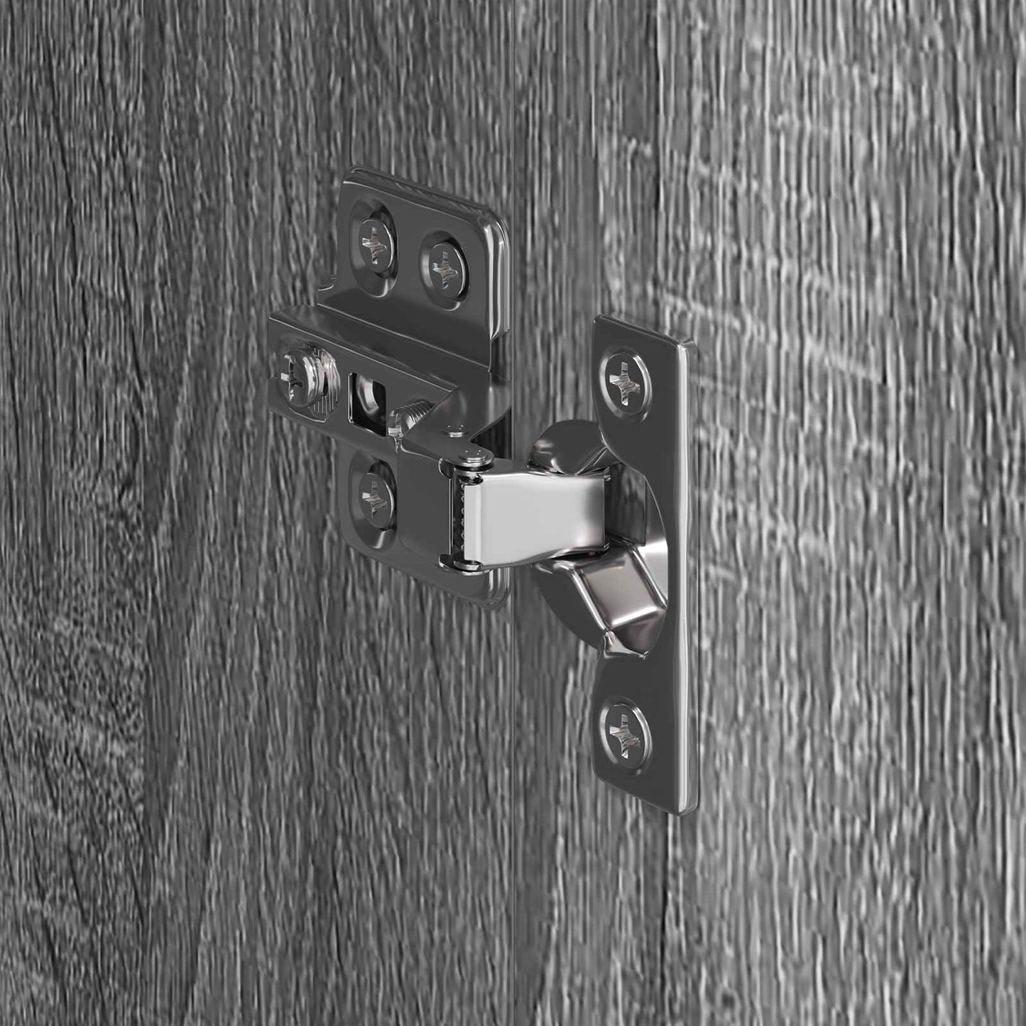 Dressing cu ușă 2 pcs Gri Sonoma 50 x 50 x 200 cm Lemn compozit