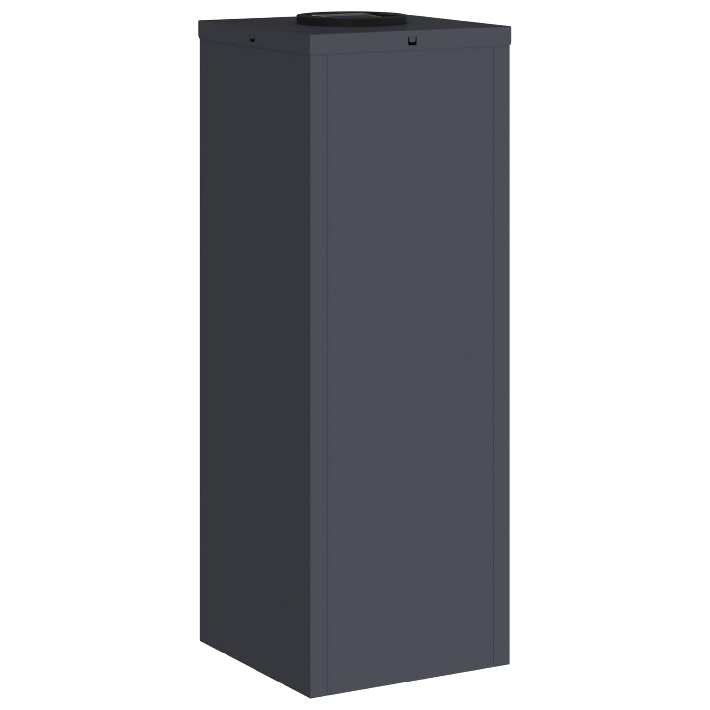 Lampa de parcurs LED solar 2 pcs Antracit Oțel laminat la rece