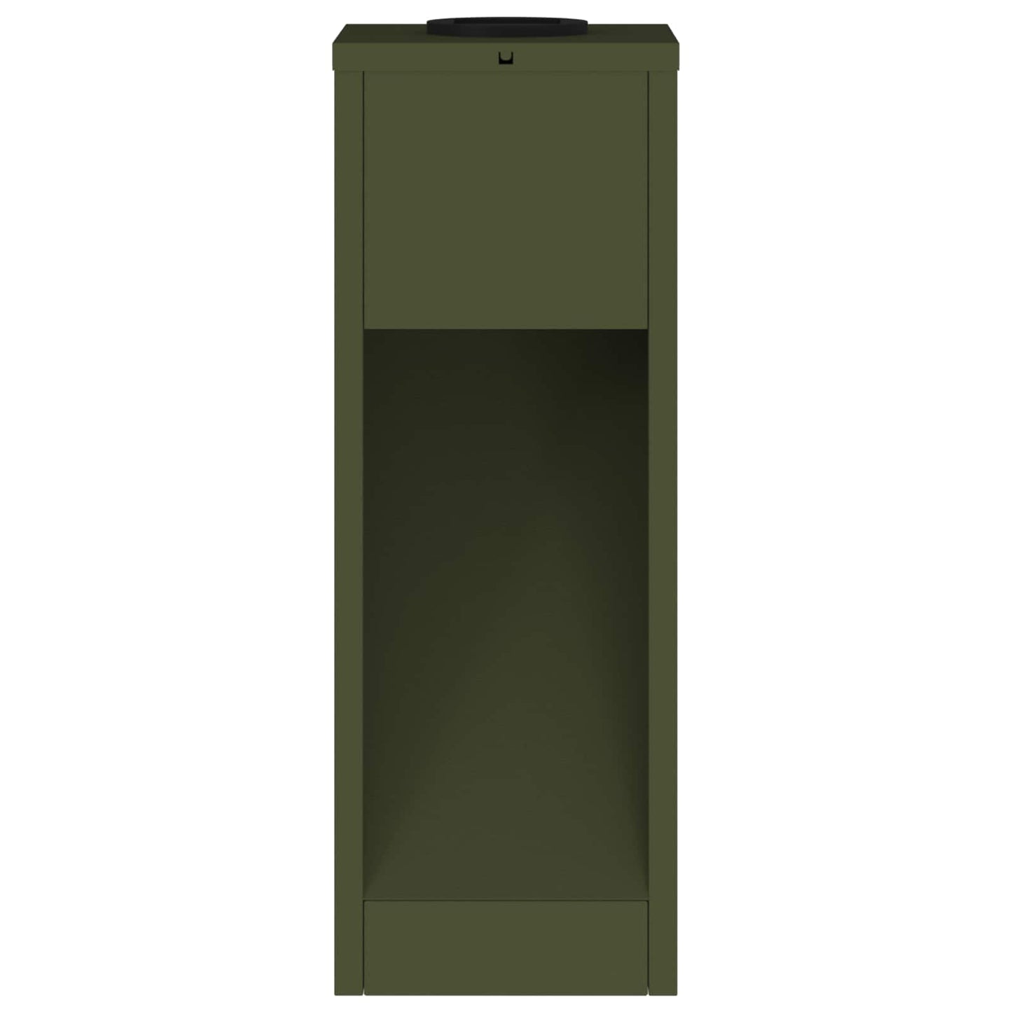 Lampa de parcurs LED solar 2 pcs Verde măsliniu