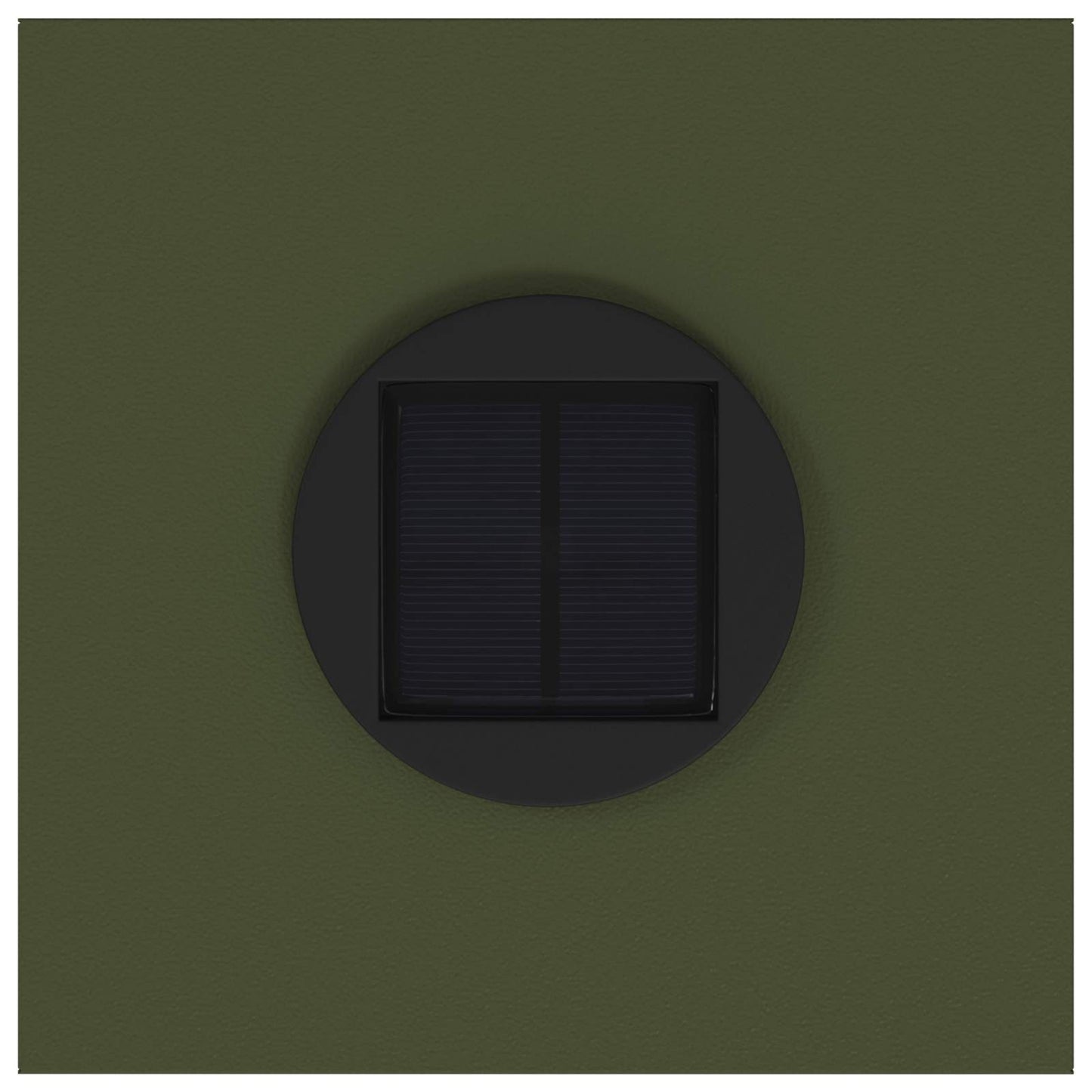 Lampa de parcurs LED solar 2 pcs Verde măsliniu