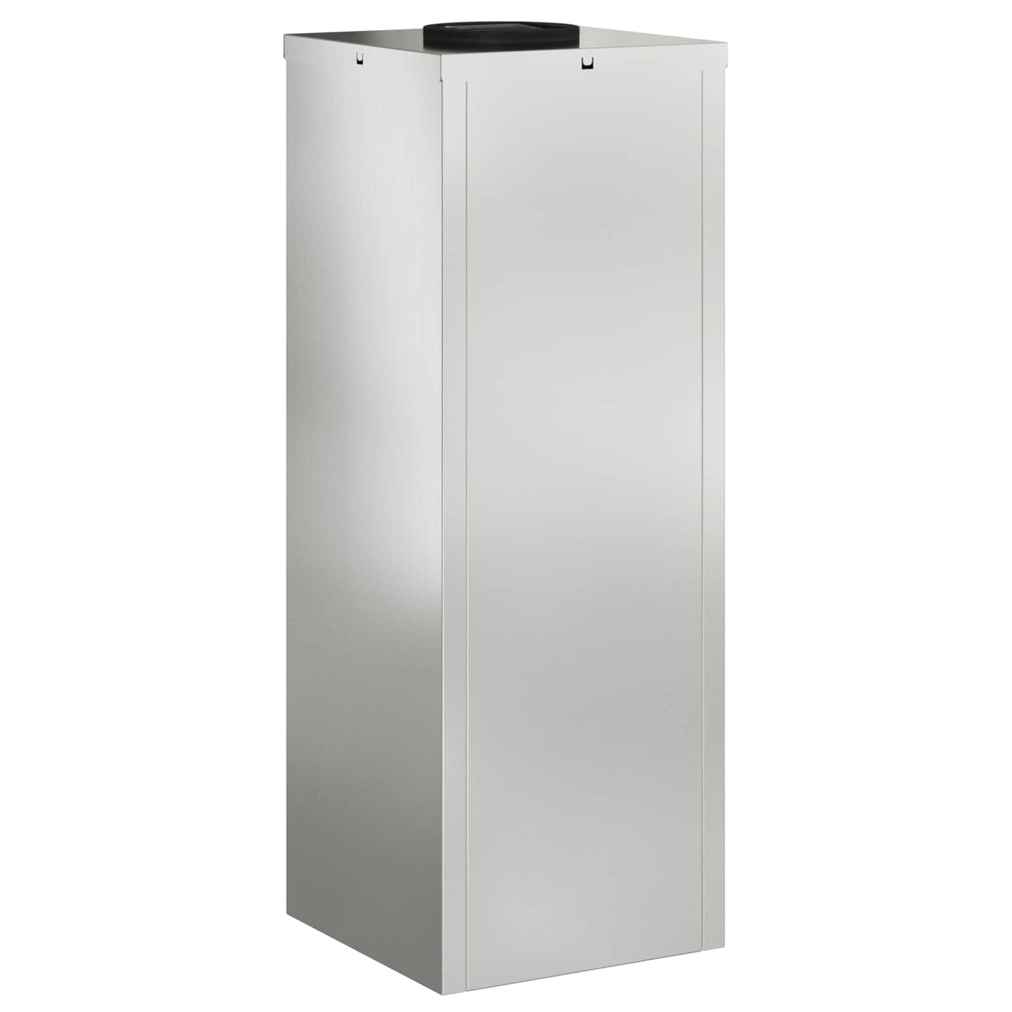 Lampa de parcurs LED solar 2 pcs Argintiu Galvanizat