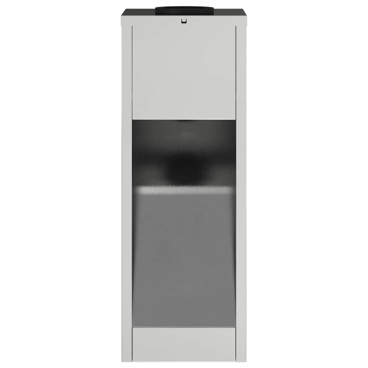 Lampa de parcurs LED solar 2 pcs Argintiu Galvanizat