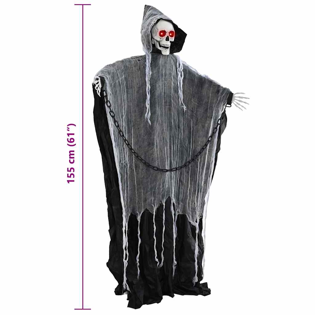 Reaper-ul înfricoșător de Halloween Negru 60 x 60 x 155 cm