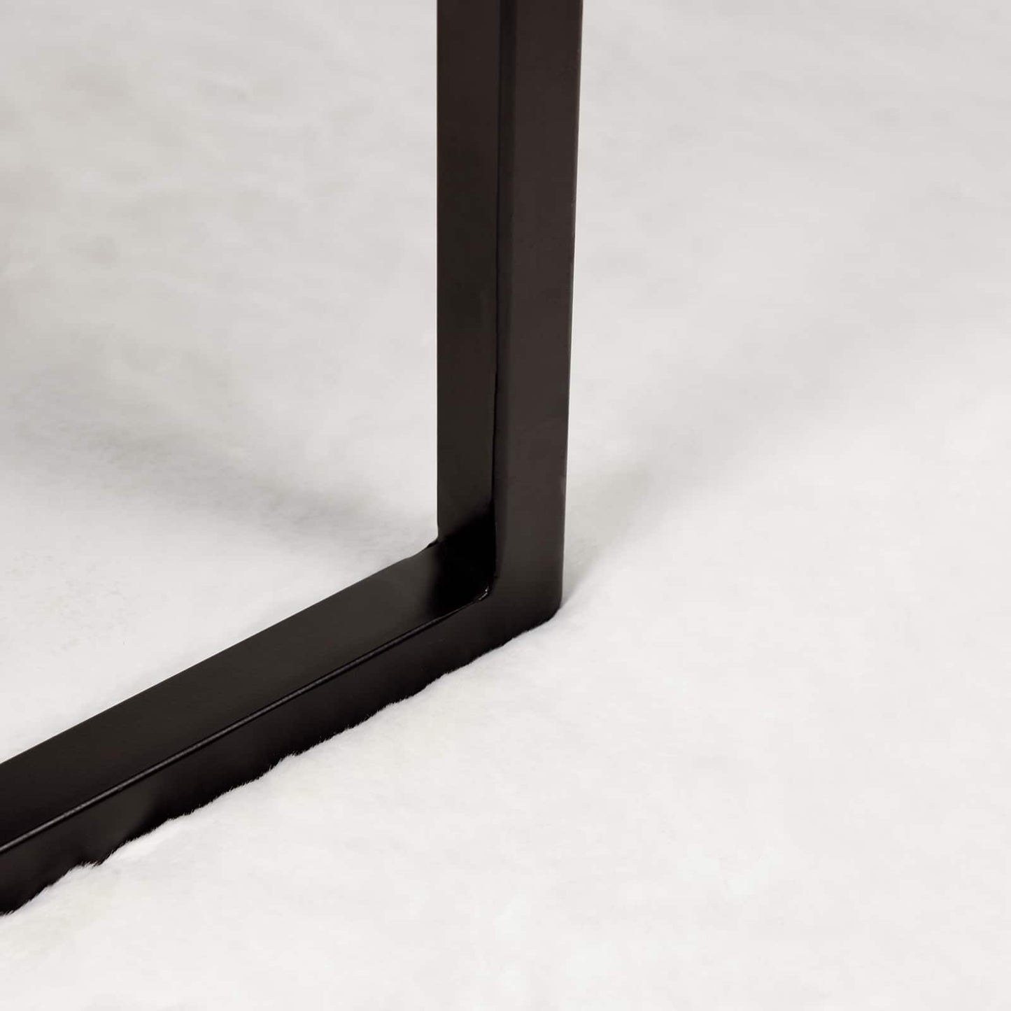 Covor din Blană Faux de Iepure Olite Alb Ø 120 cm Poliester