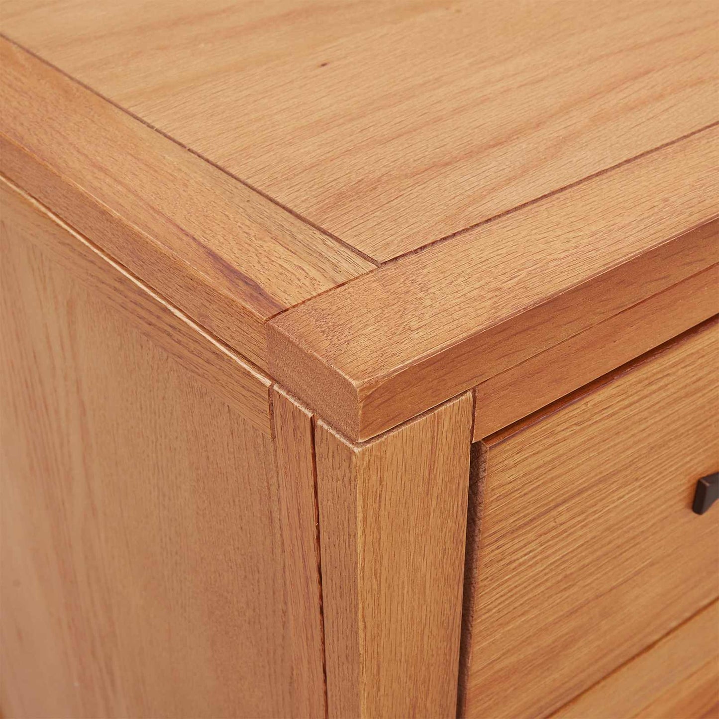 Dulap cu sertar cu depozitare Maro Lemn compozit