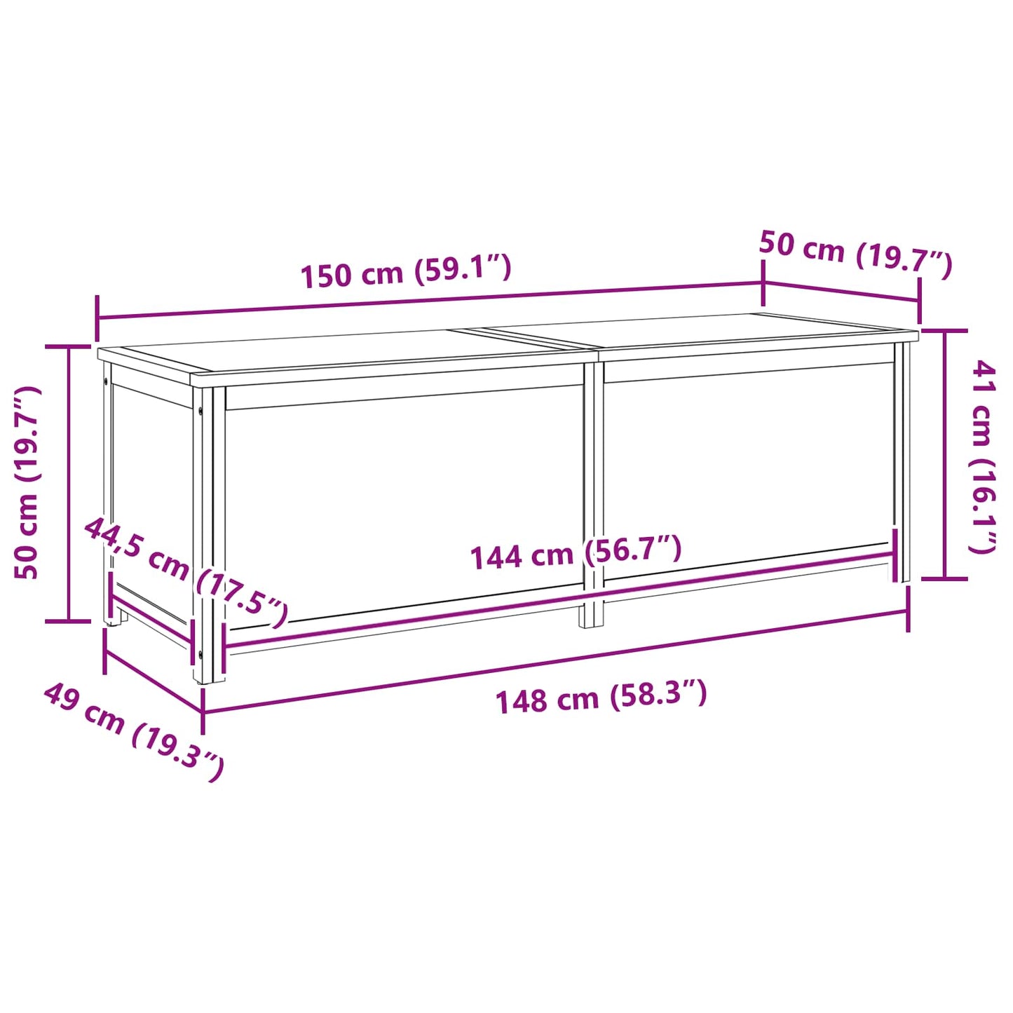 Cutie de depozitare Simplu