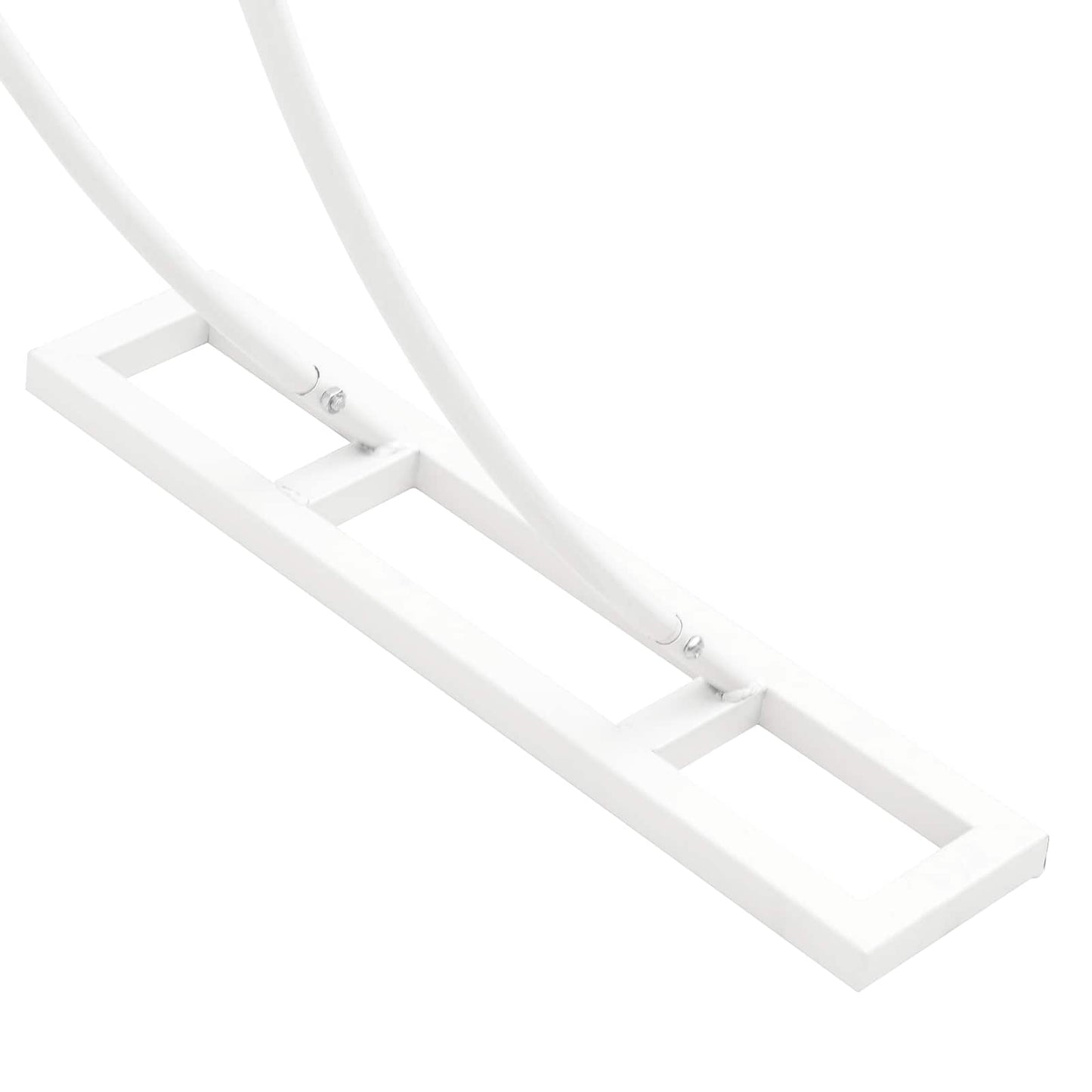 Arc de nuntă Alb 223 x 45 x 201 cm Oțel