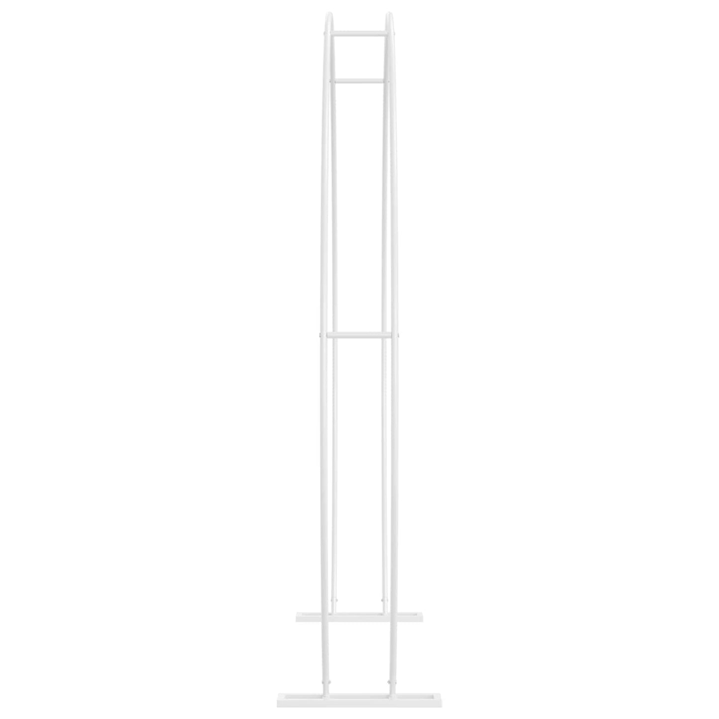 Arc de nuntă Alb 223 x 45 x 201 cm Oțel