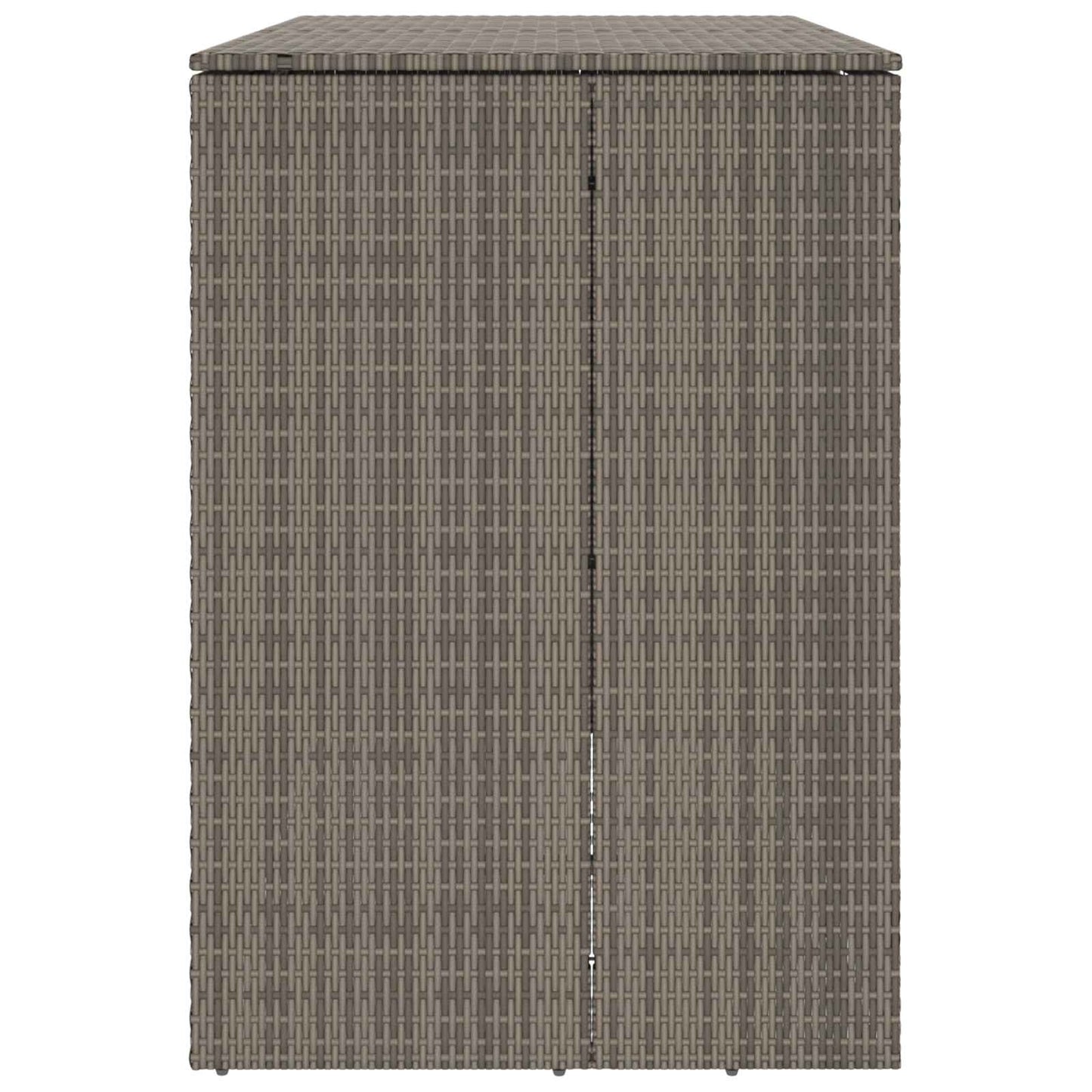 Cutie pentru gunoi 2 pcs Gri 65 x 80 x 115 cm Polietilenă