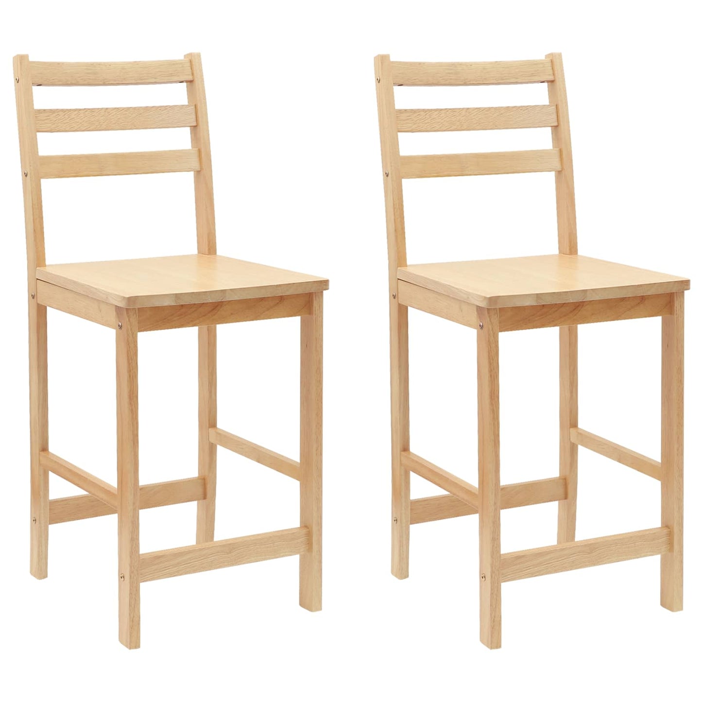 Scaune de dining 2 pcs natural 40 x 47,5 x 99,5 cm