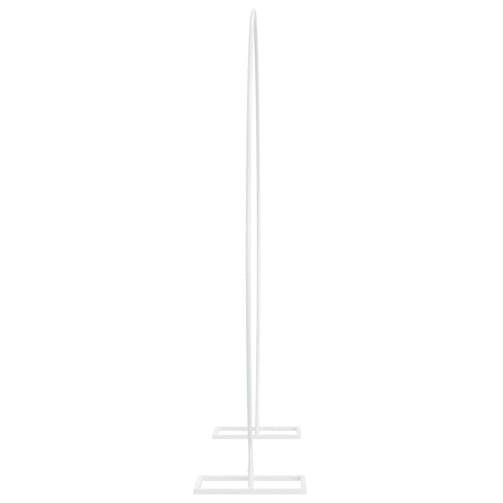 Arc de nuntă Alb 220 x 45 x 200 cm Oțel