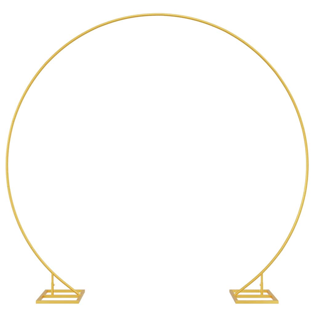 Arc de nuntă Auriu 220 x 45 x 200 cm Oțel