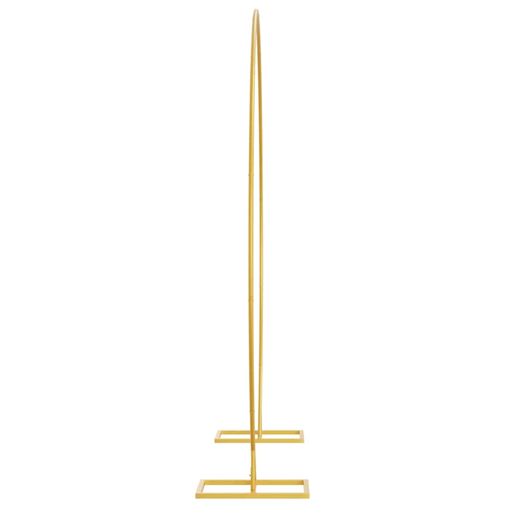 Arc de nuntă Auriu 220 x 45 x 200 cm Oțel