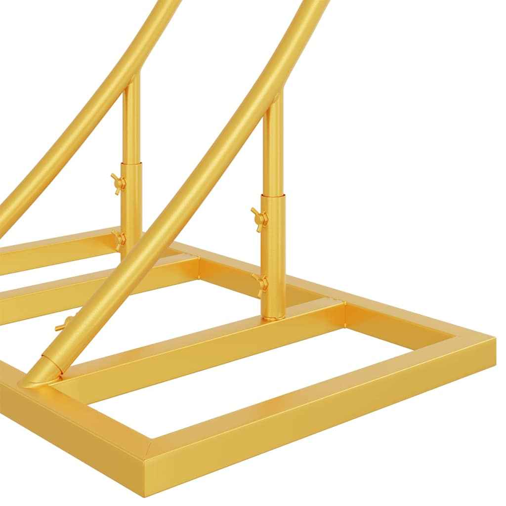 Arc de nuntă Auriu 220 x 45 x 200 cm Oțel