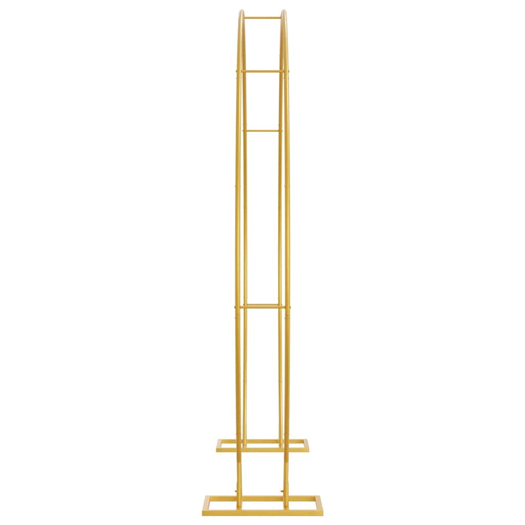 Arc de nuntă Auriu 220 x 45 x 200 cm Oțel