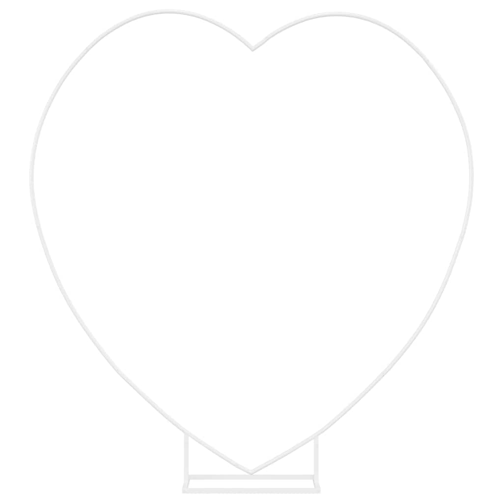 Arc de nuntă Alb 195 x 35 x 211 cm Oțel