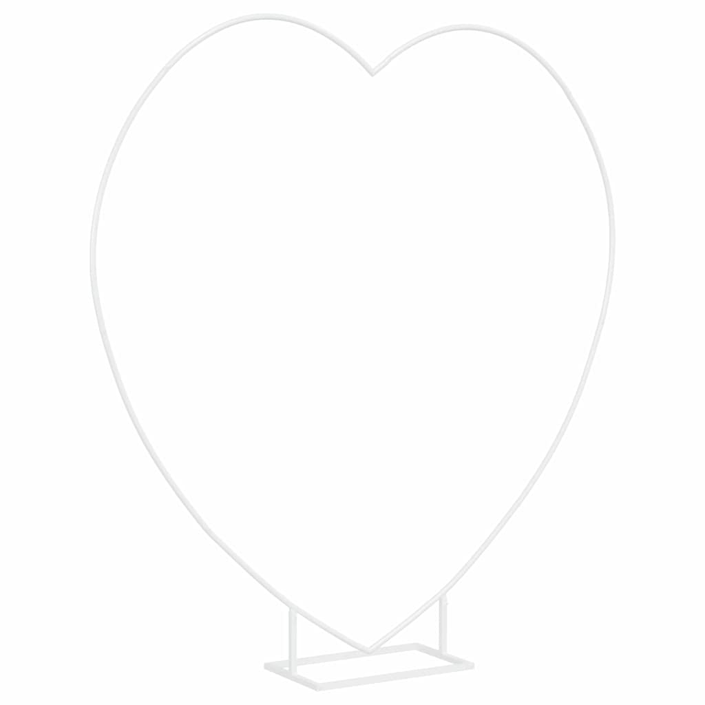 Arc de nuntă Alb 195 x 35 x 211 cm Oțel