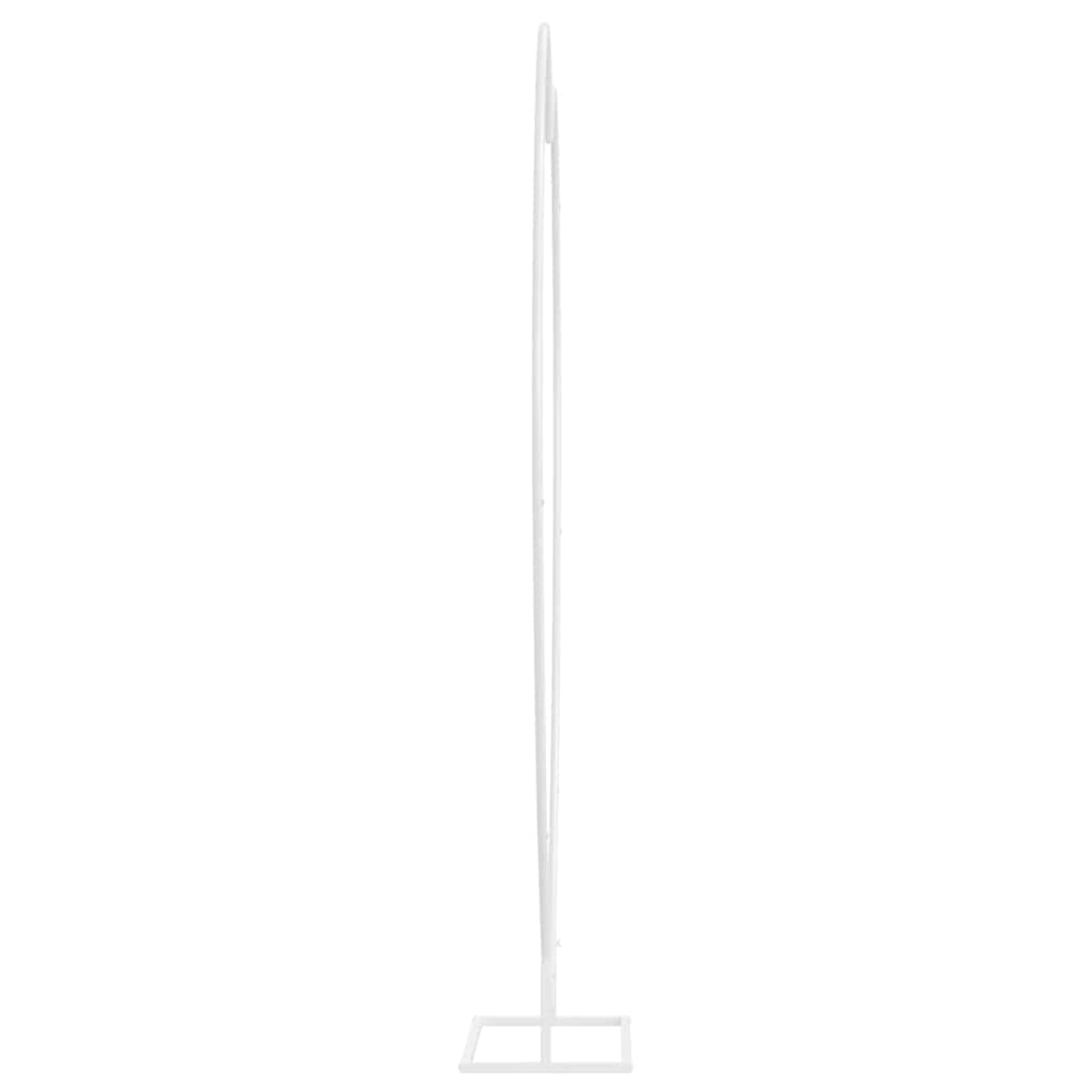 Arc de nuntă Alb 195 x 35 x 211 cm Oțel