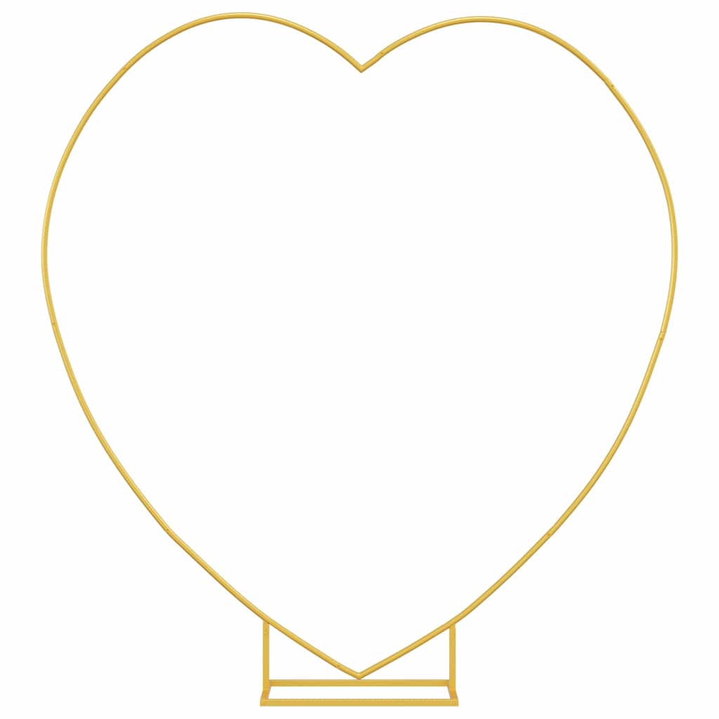 Arc de nuntă Auriu 195 x 35 x 211 cm Oțel