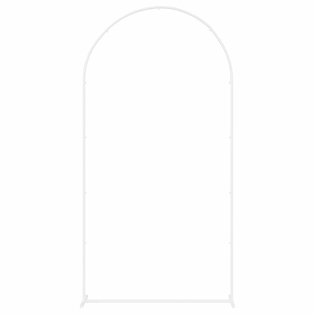 Arc de nuntă Alb 100 x 39 x 200 cm Oțel