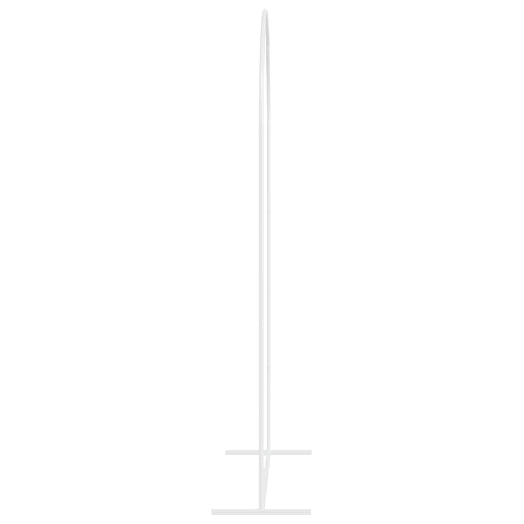 Arc de nuntă Alb 100 x 39 x 200 cm Oțel