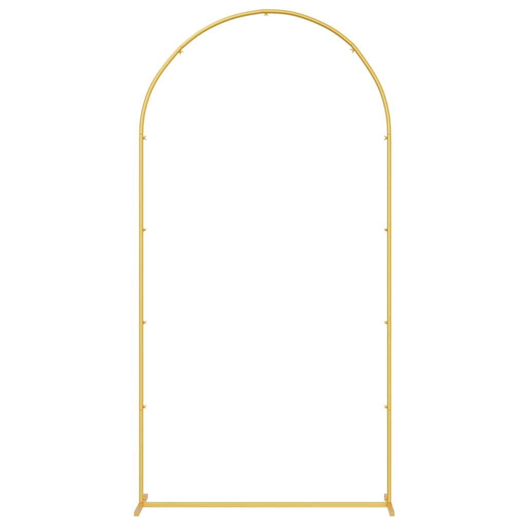 Arc de nuntă Auriu 100 x 39 x 200 cm Oțel