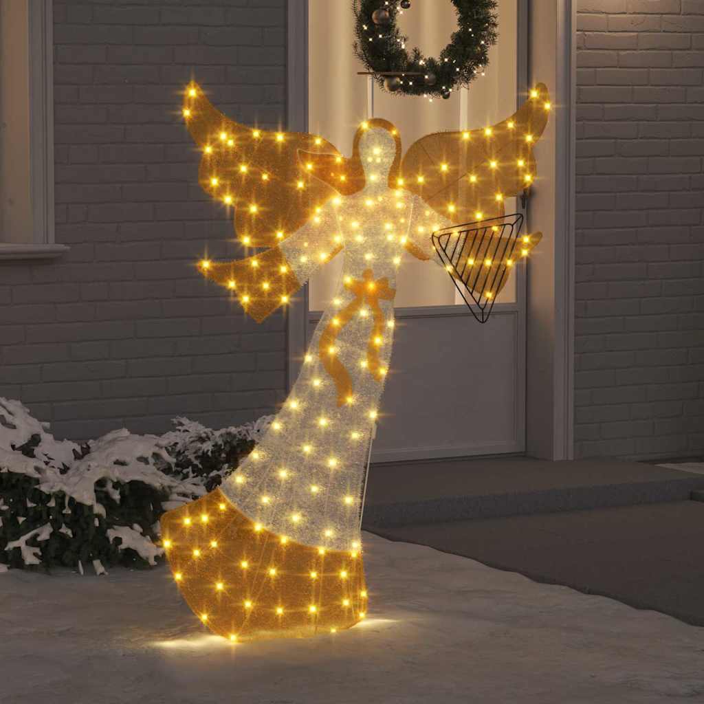 Colț luminat Alb cald 116 x 29 x 158.5 cm Poliester