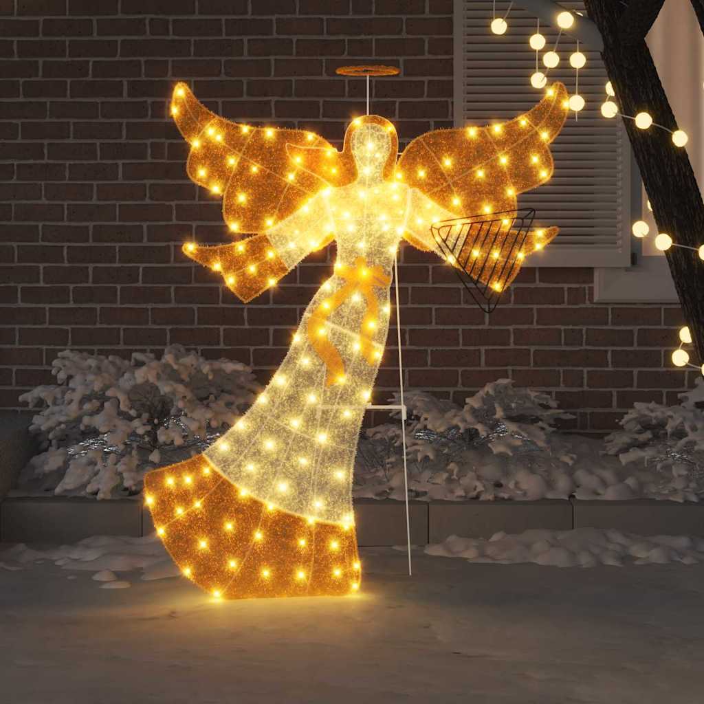 Colț luminat Alb cald 116 x 29 x 158.5 cm Poliester