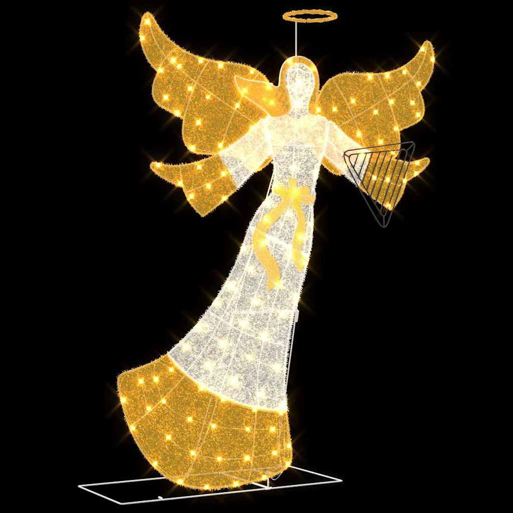 Colț luminat Alb cald 116 x 29 x 158.5 cm Poliester