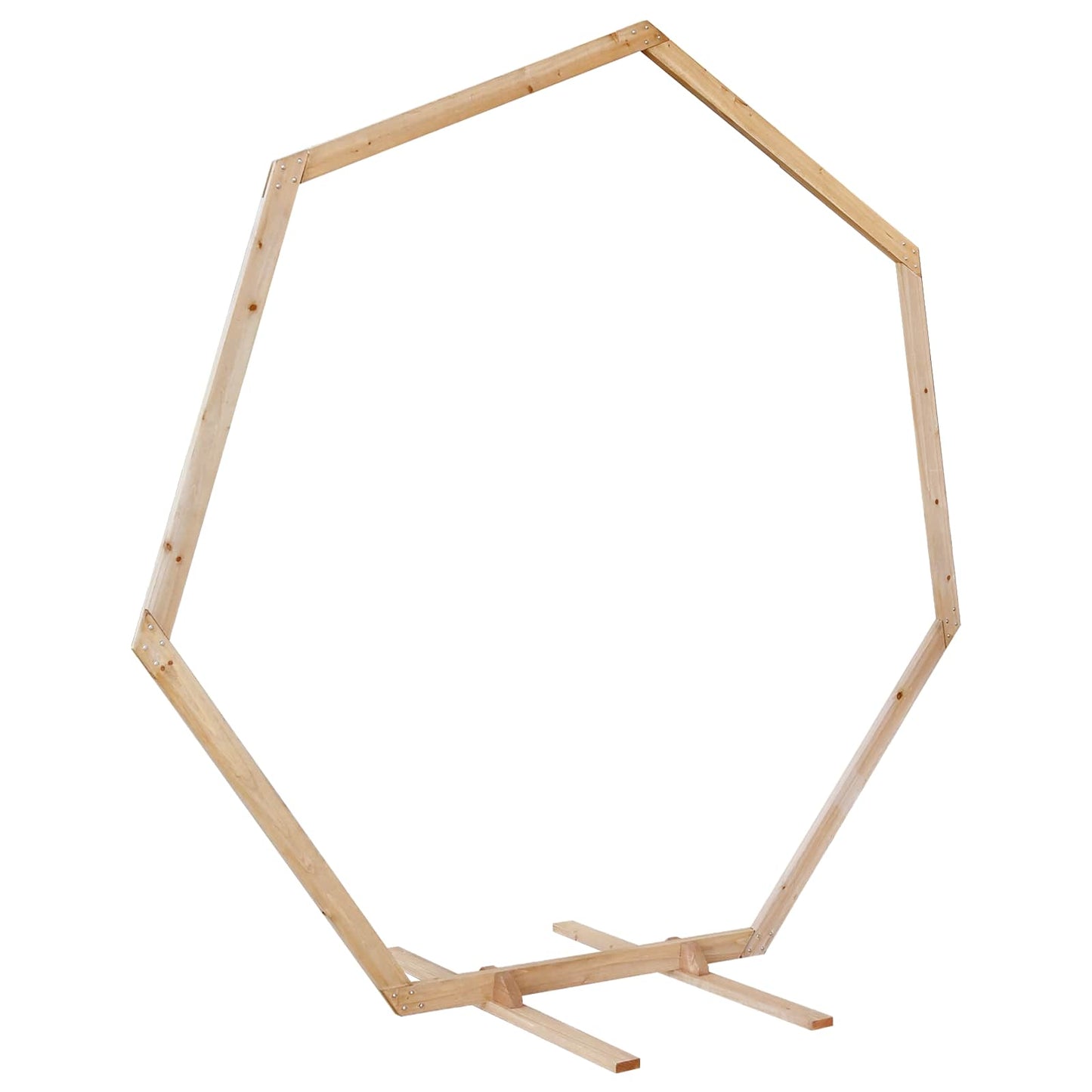 Arc de nuntă Maro deschis 221 x 92 x 216 cm Lemn de pin masiv