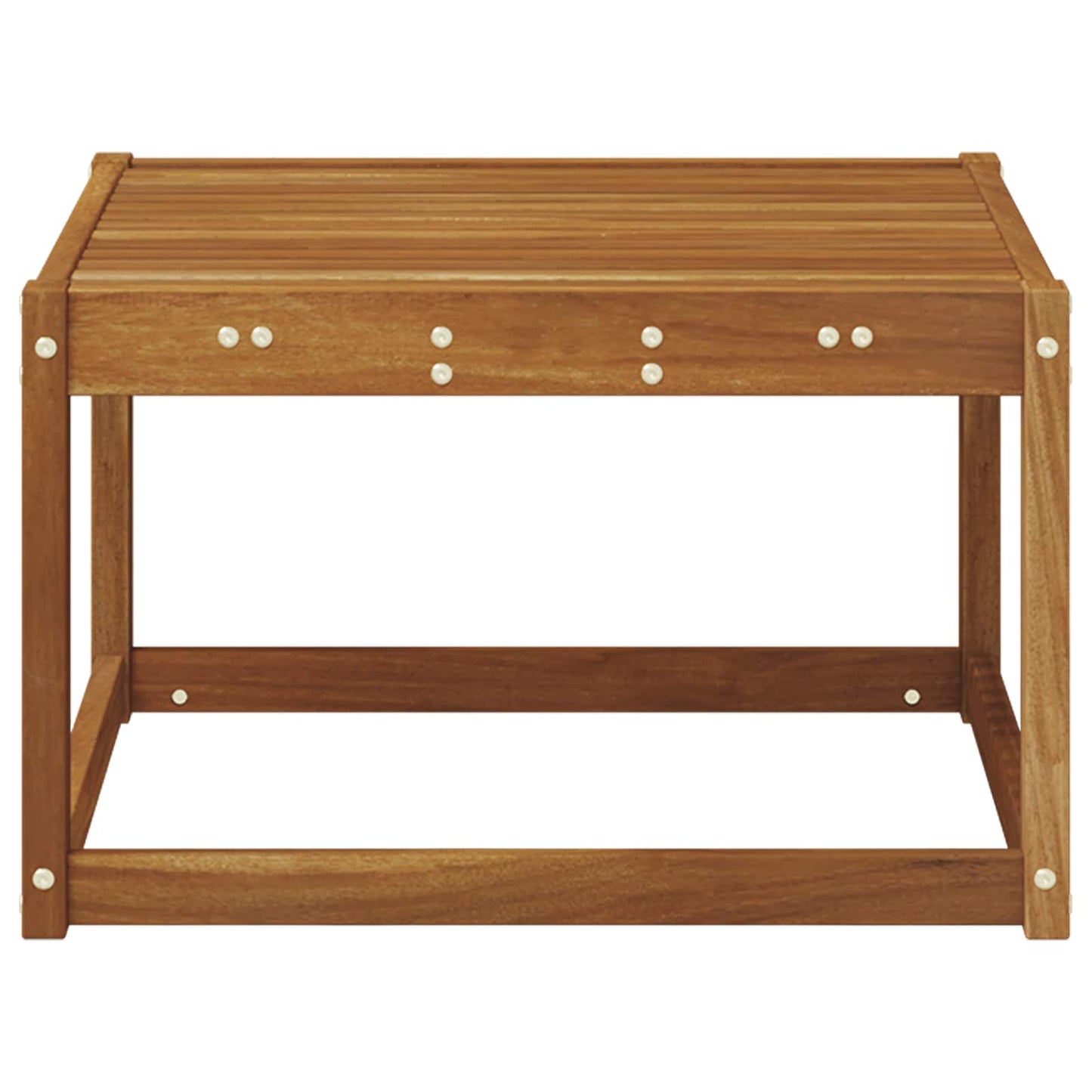 Masă de exterior Lemn Solid de Acacia natural 59 x 59 x 37 cm