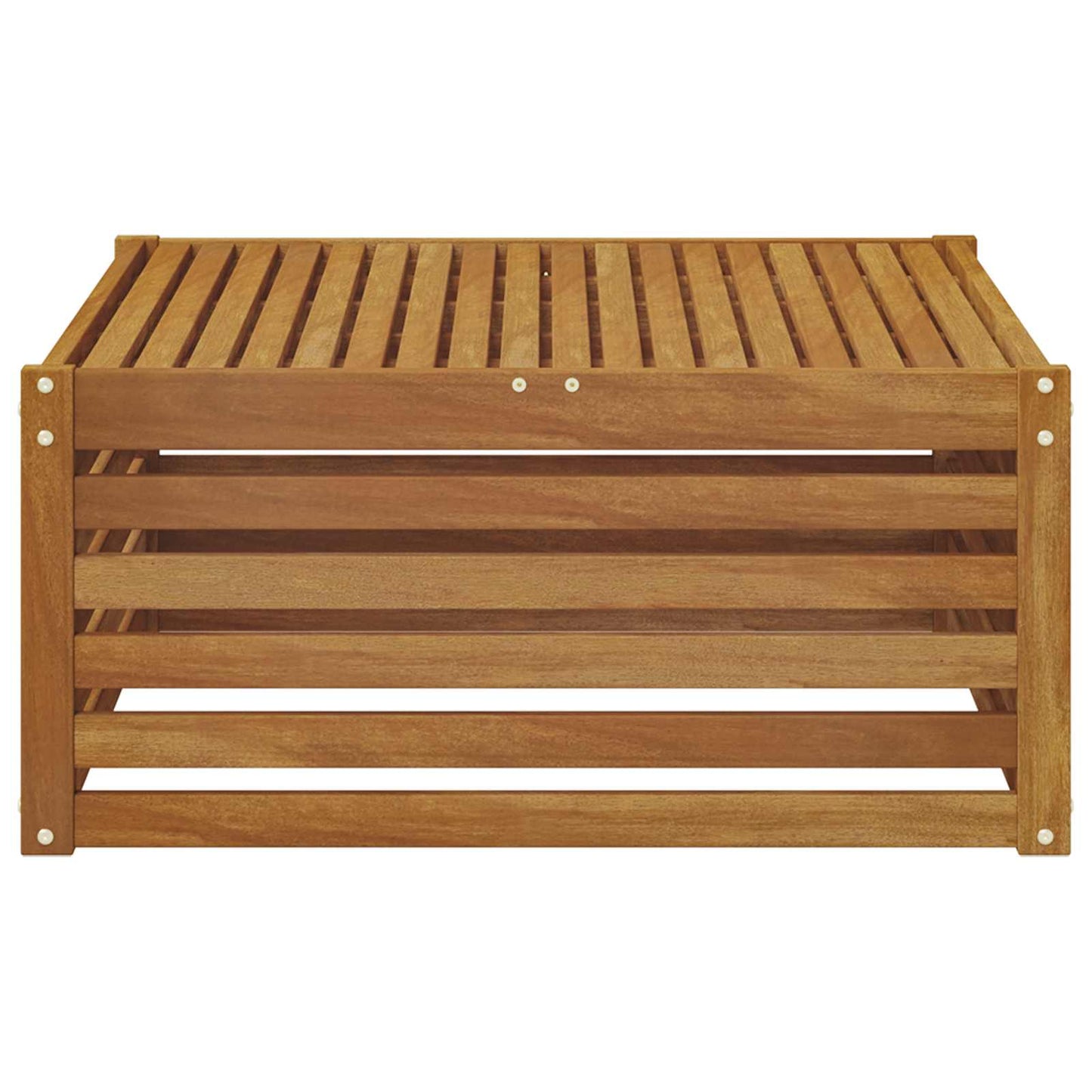 Masă de exterior Lemn Solid de Acacia natural 79 x 79 x 37 cm