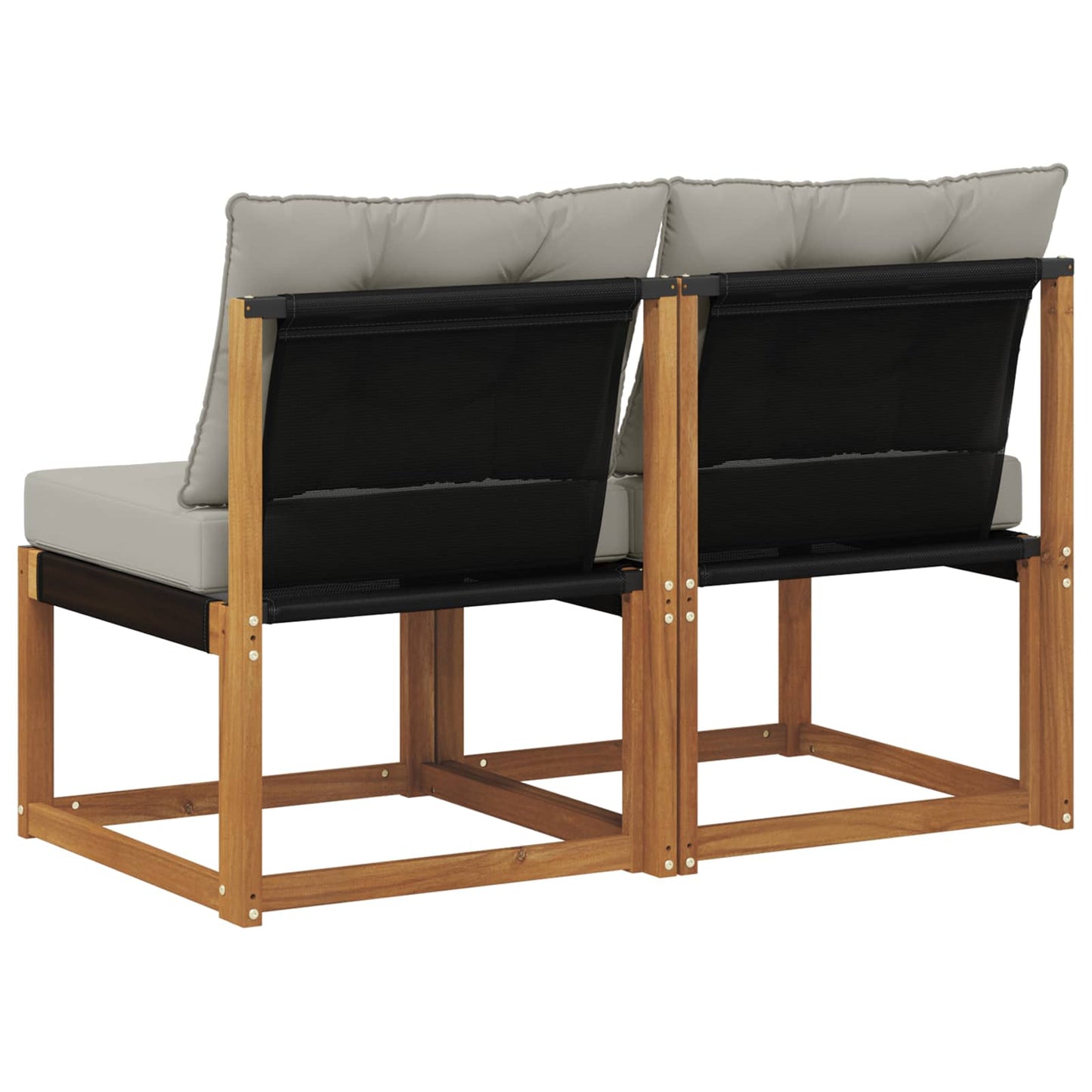 2 Bucată Canapea centrală pentru exterior