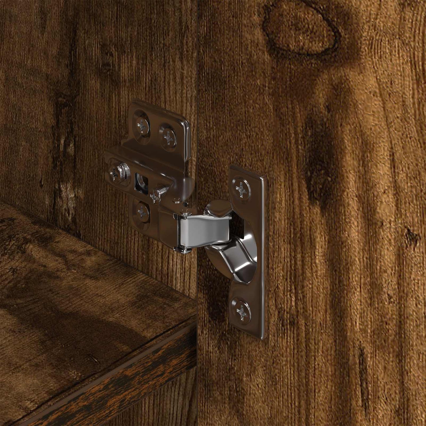 Dulap pentru pantofi cu ușă Stejar fumuriu 79 x 36 x 100 cm