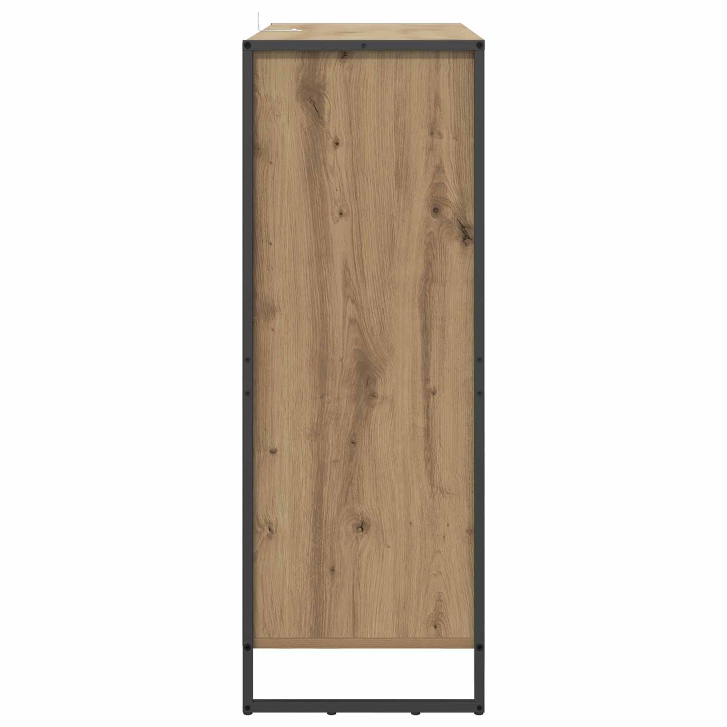 Dulap pentru pantofi cu ușă Stejar artizanal 79 x 36 x 100 cm