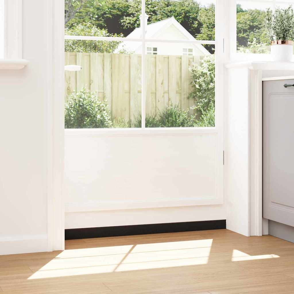 Dopuri pentru uși autoadezive 12 pcs Maro 100 cm