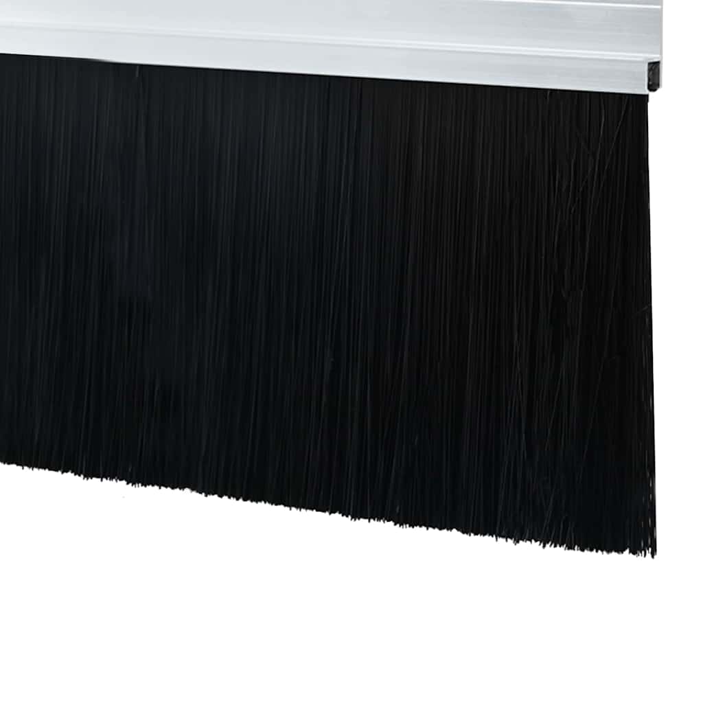 Dopuri pentru uși autoadezive 12 pcs Argintiu 100 cm