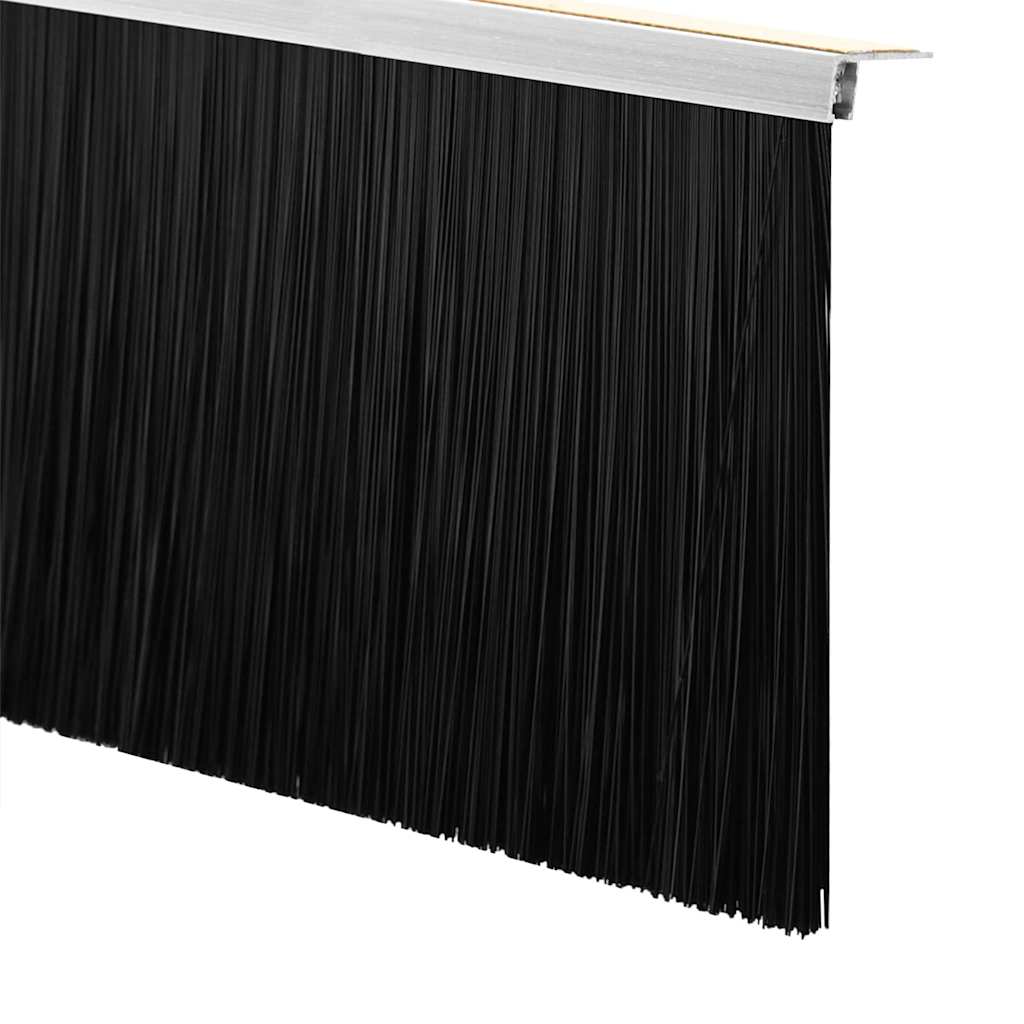 Dopuri pentru uși autoadezive 6 pcs Argintiu 100 cm