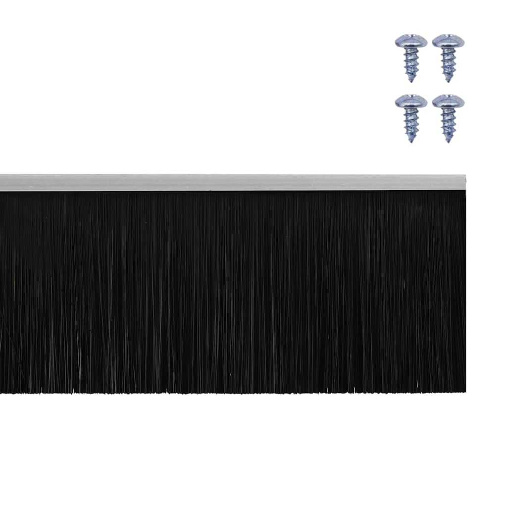 Perdele de ușă cu perii cu montare prin înșurubare 6 pcs