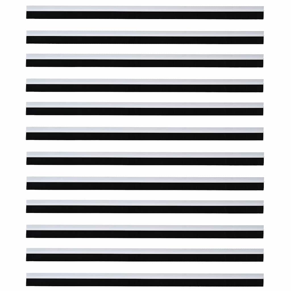 Dopuri pentru uși autoadezive 12 pcs Alb 100 cm