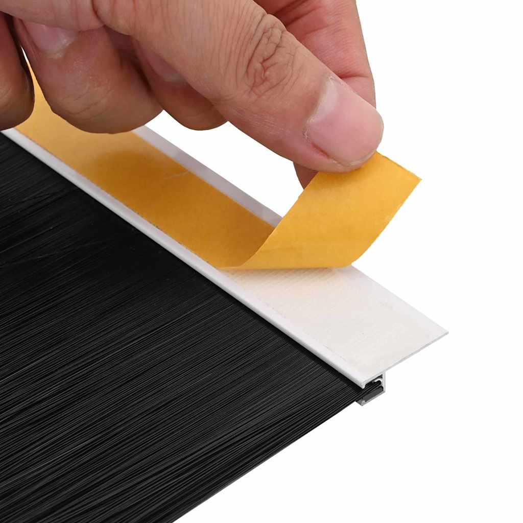 Dopuri pentru uși autoadezive 12 pcs Alb 100 cm