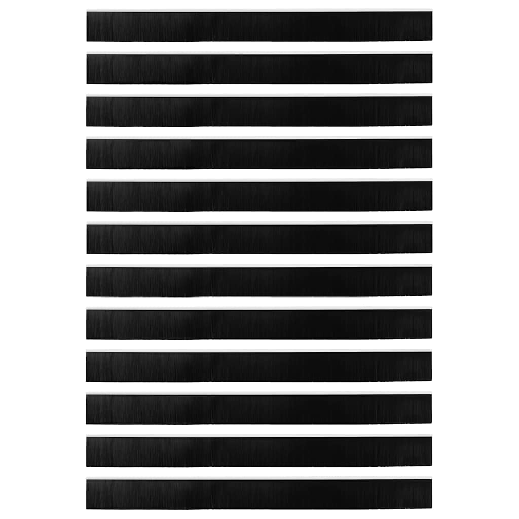 Dopuri pentru uși autoadezive 12 pcs Alb 100 cm