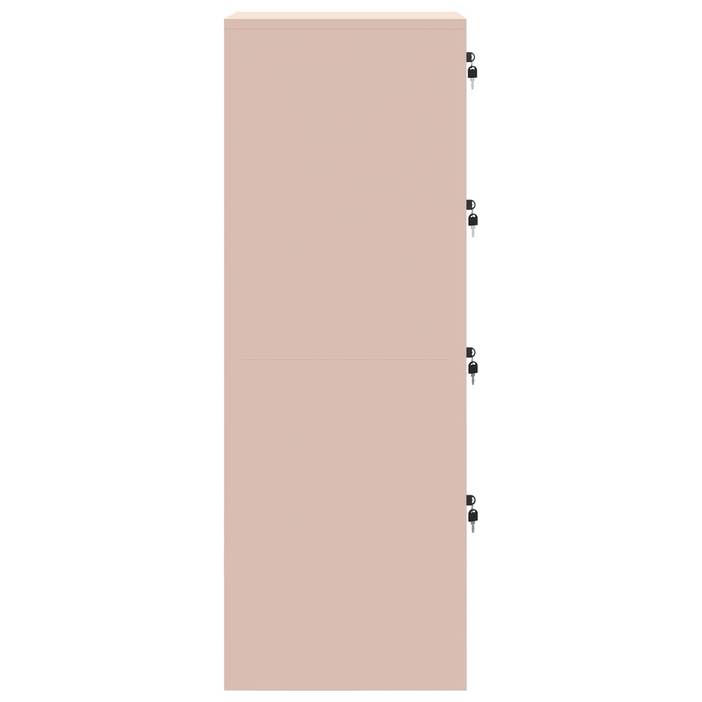 Dulap pentru Fișiere cu sertar 2 pcs Roz 44 x 50 x 106.5 cm