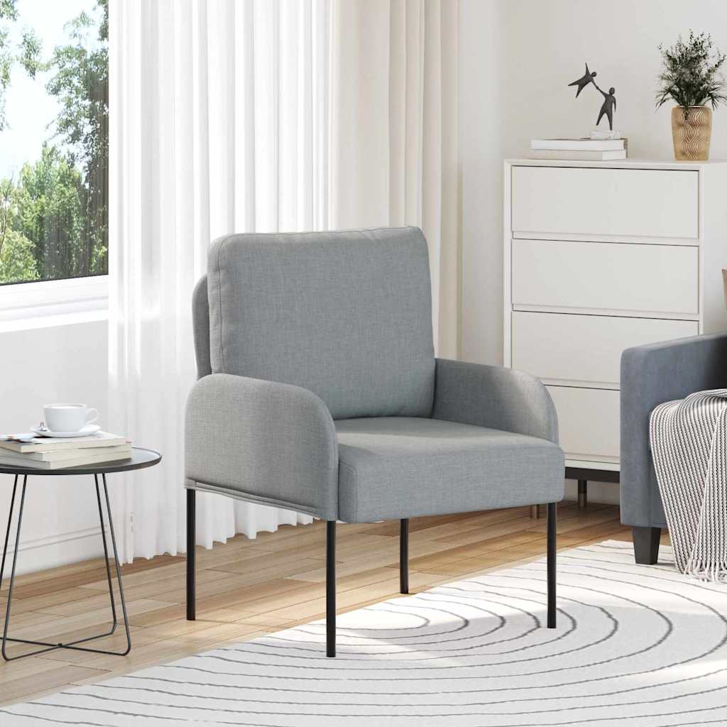 Canapele cu pernă 55cm Gri deschis placaj