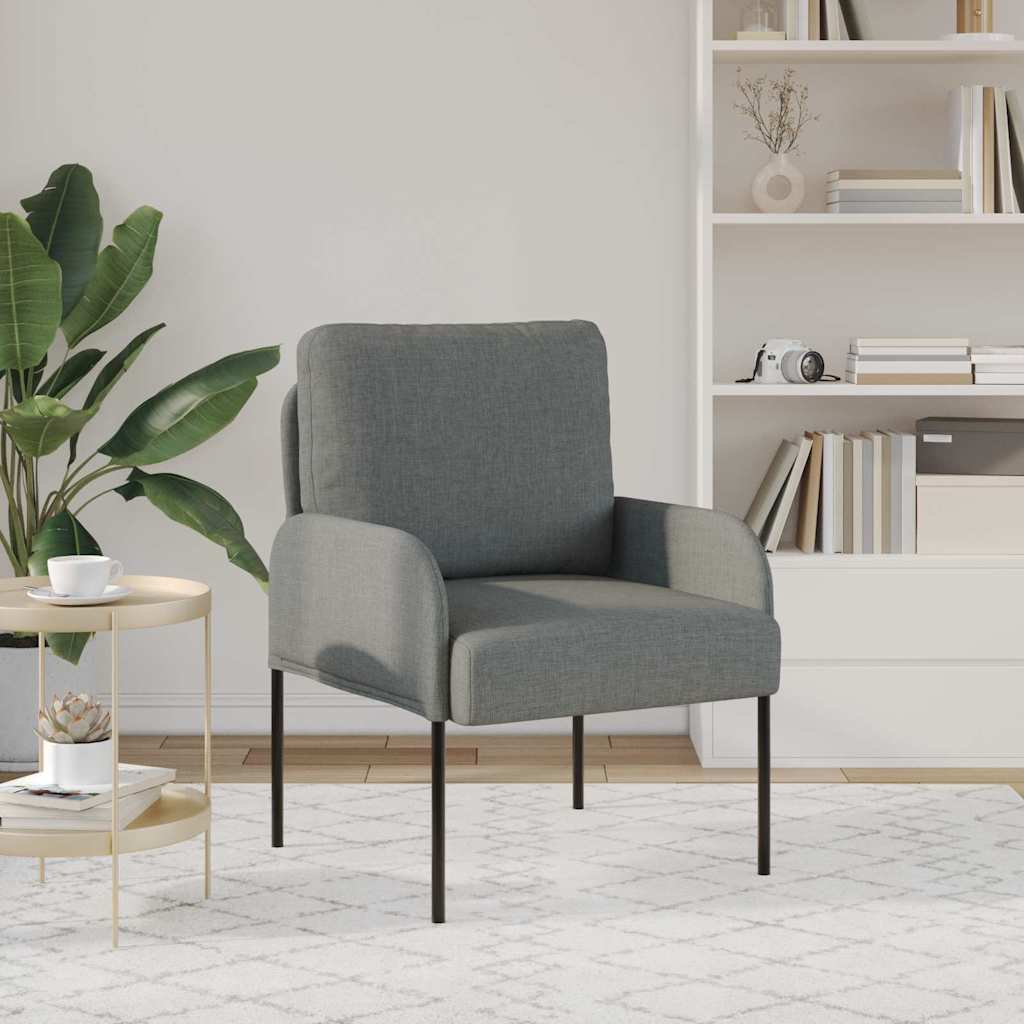 Canapele cu pernă 55cm Gri închis placaj